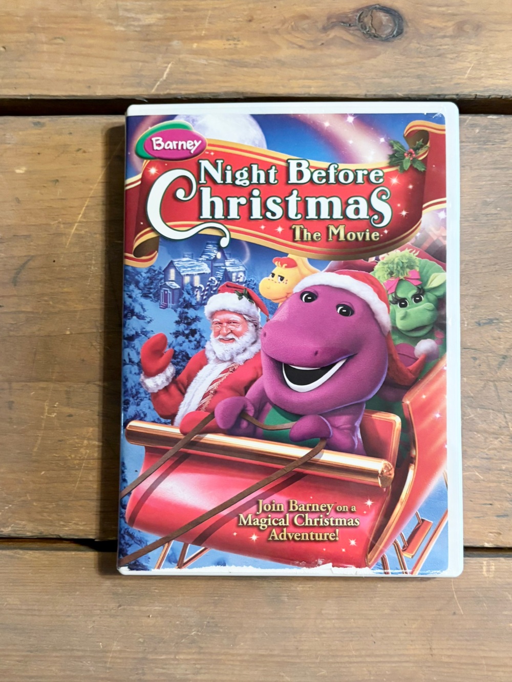 Vintage Barney Night Before Christmas Movie DVD